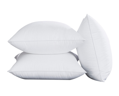 Cotton Case Fiber Cushion with Piping